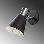 Opviq Kem - 6347 Lámpara de pared Negro y Níquel